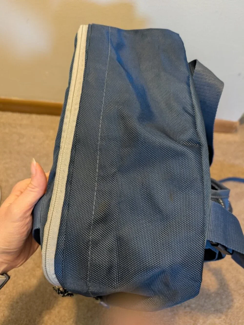 Columbia diaper bag backpack blue gray
